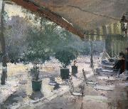 Konstantin Korovin Cafe of Paris France oil painting reproduction